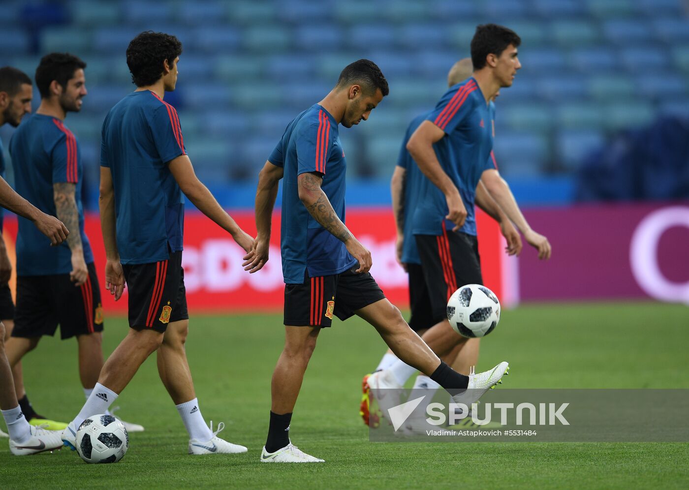 Russia World Cup Spain Training