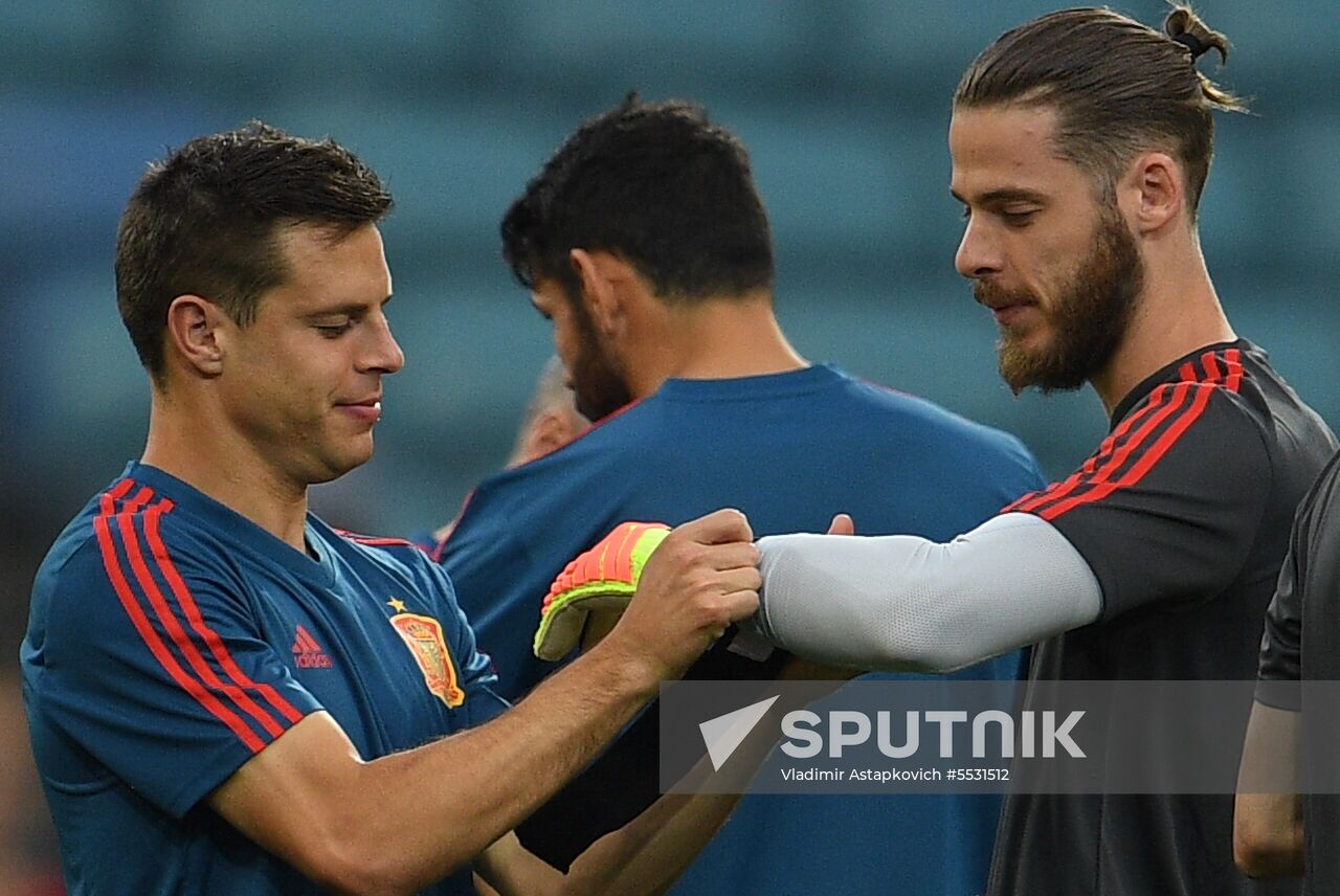 Russia World Cup Spain Training