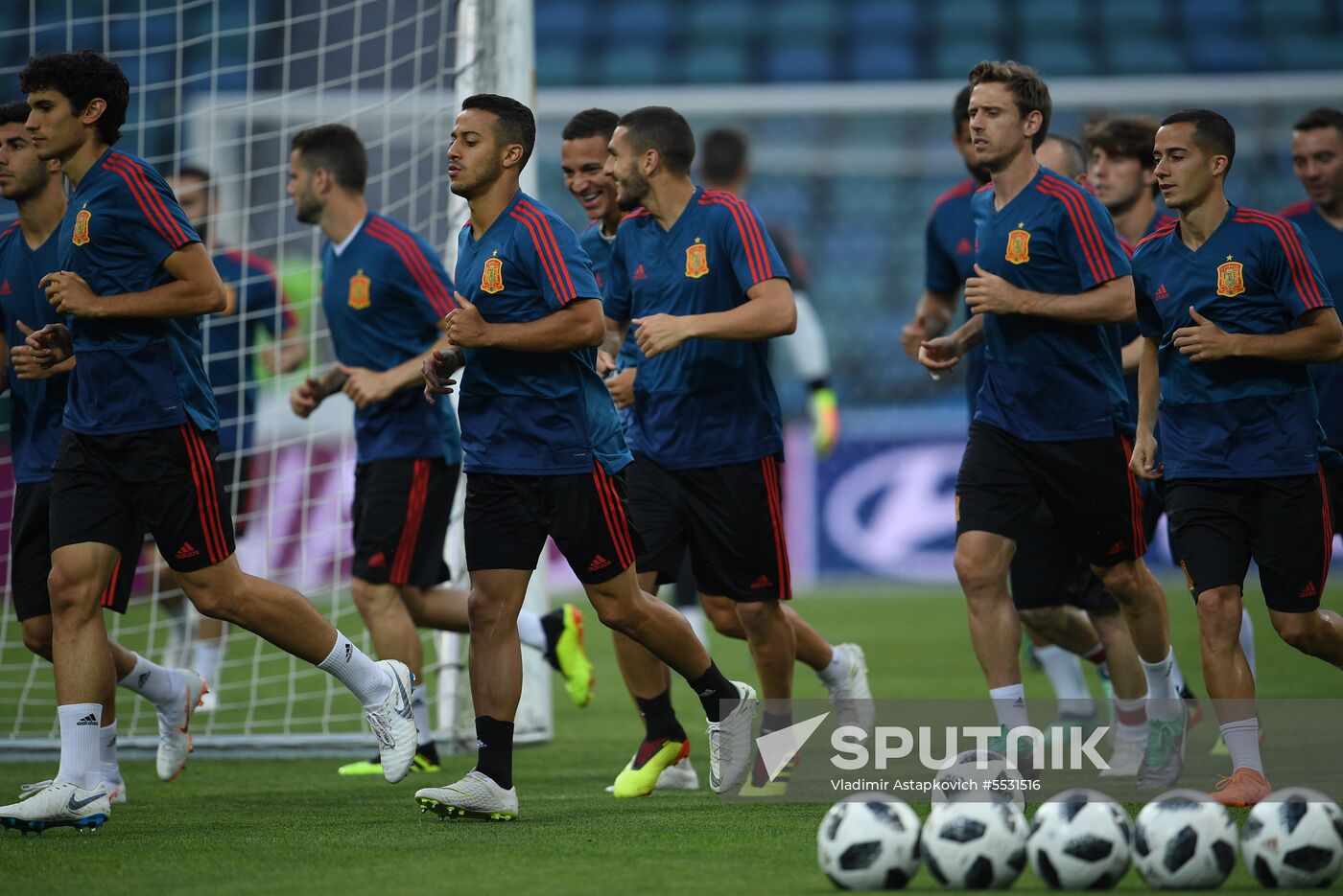 Russia World Cup Spain Training