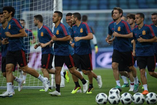 Russia World Cup Spain Training