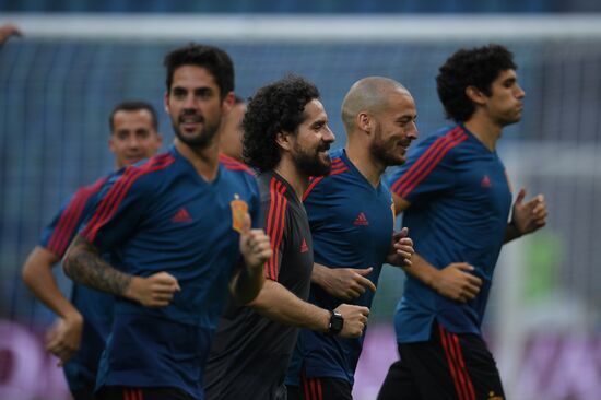 Russia World Cup Spain Training