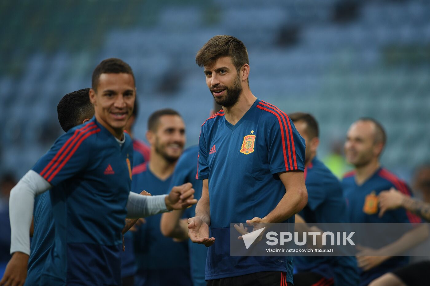 Russia World Cup Spain Training