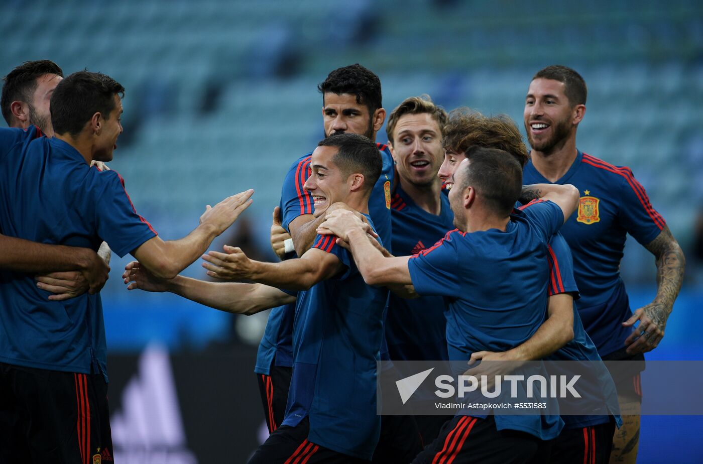 Russia World Cup Spain Training
