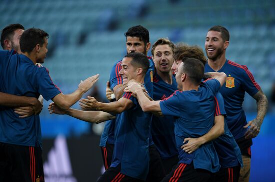 Russia World Cup Spain Training