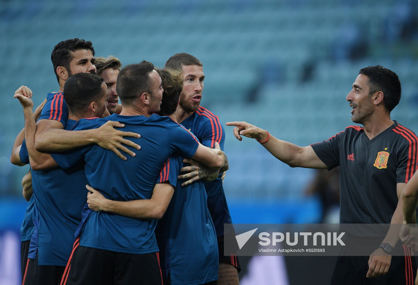 Russia World Cup Spain Training