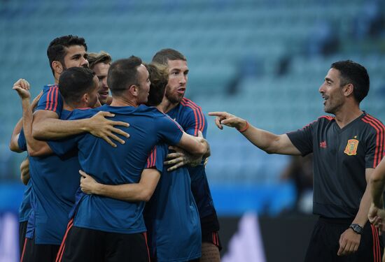 Russia World Cup Spain Training