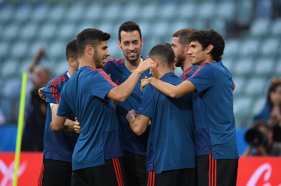 Russia World Cup Spain Training