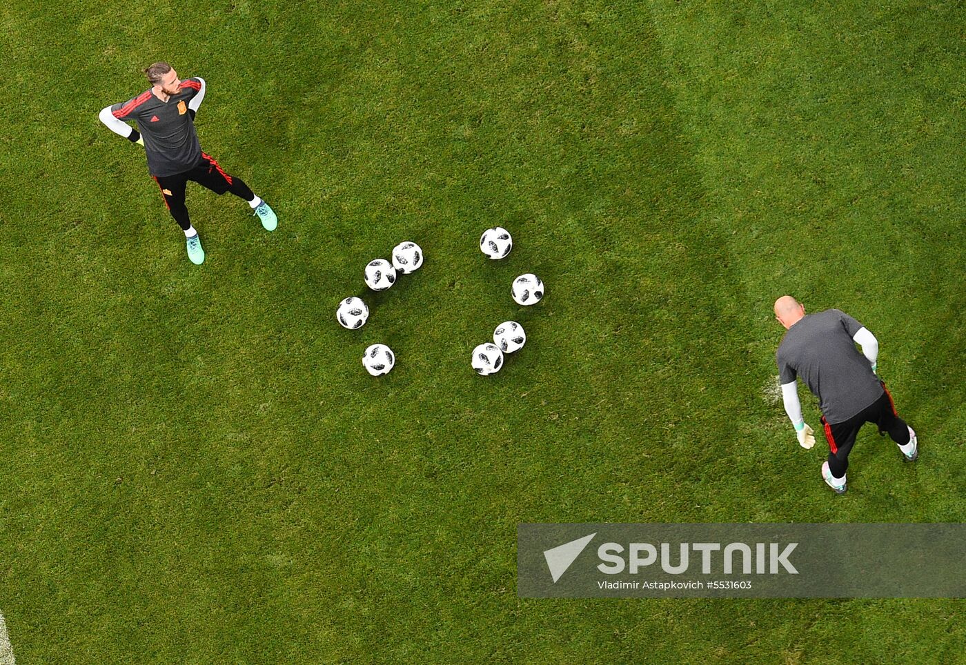 Russia World Cup Spain Training