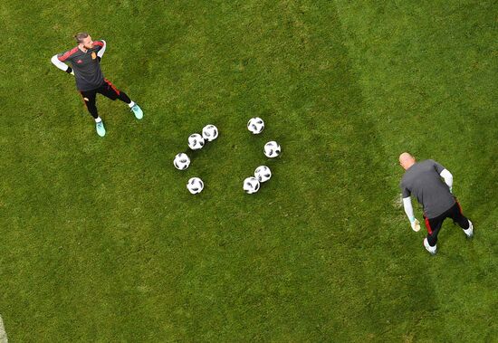 Russia World Cup Spain Training