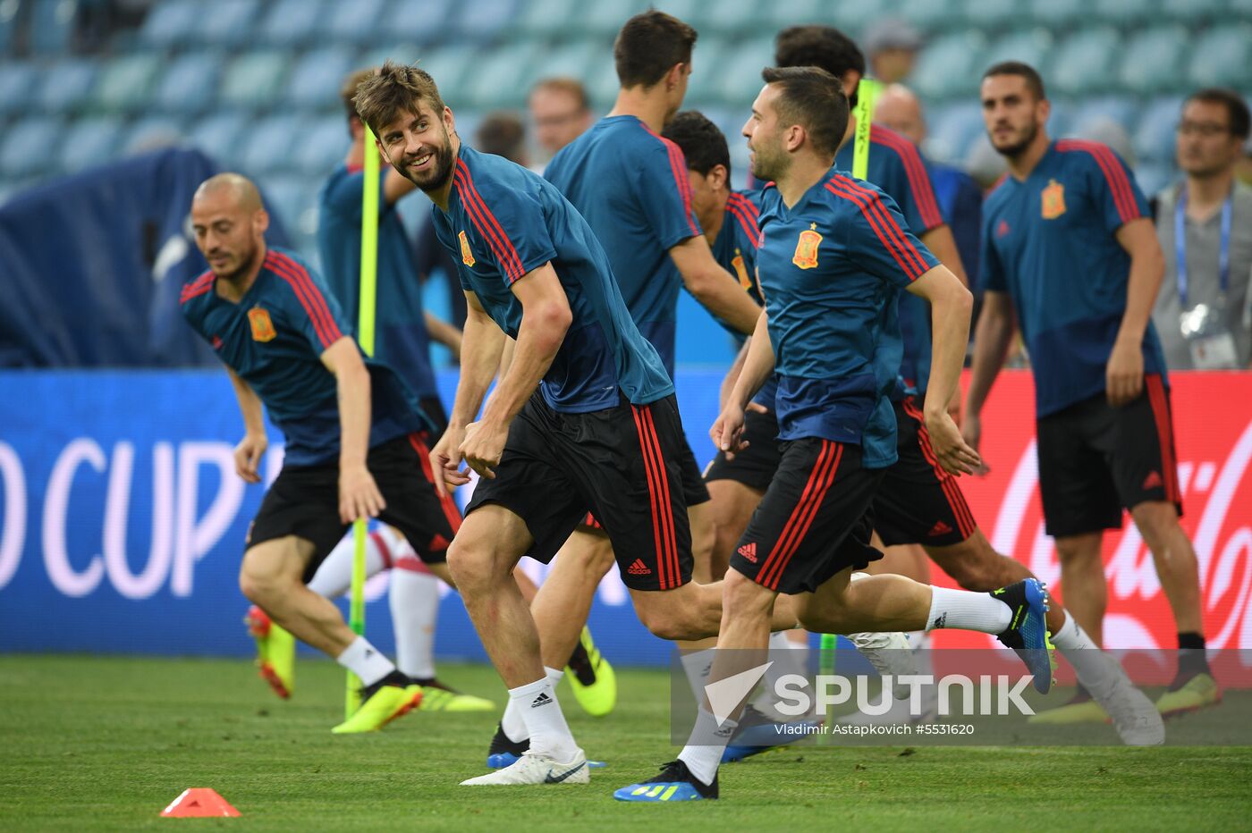 Russia World Cup Spain Training
