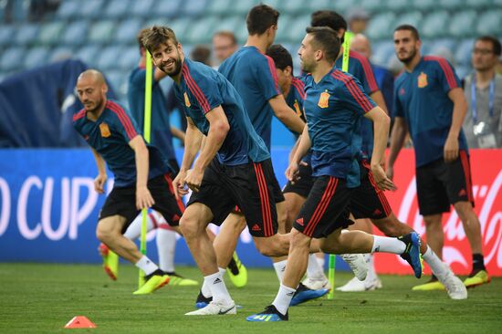 Russia World Cup Spain Training
