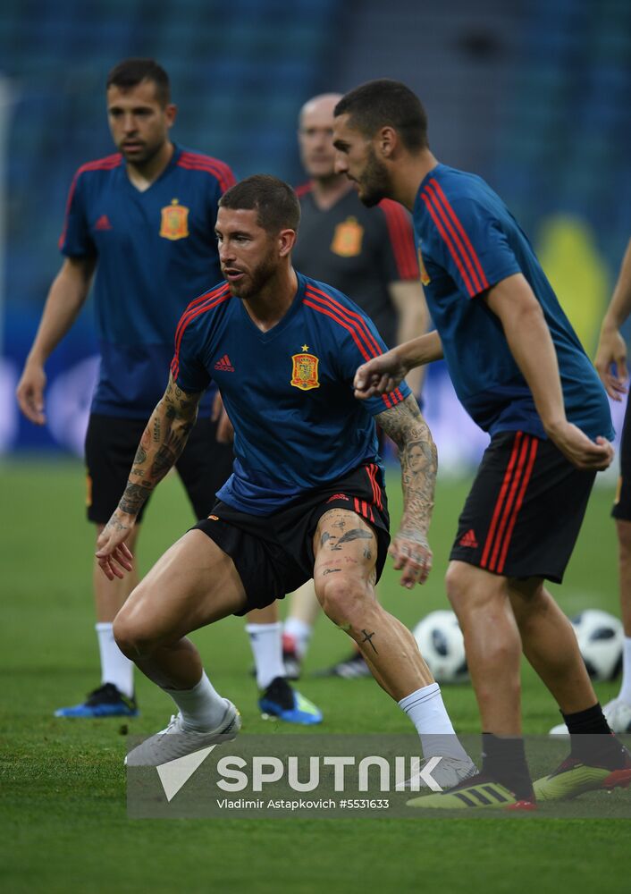 Russia World Cup Spain Training
