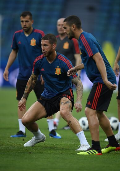 Russia World Cup Spain Training