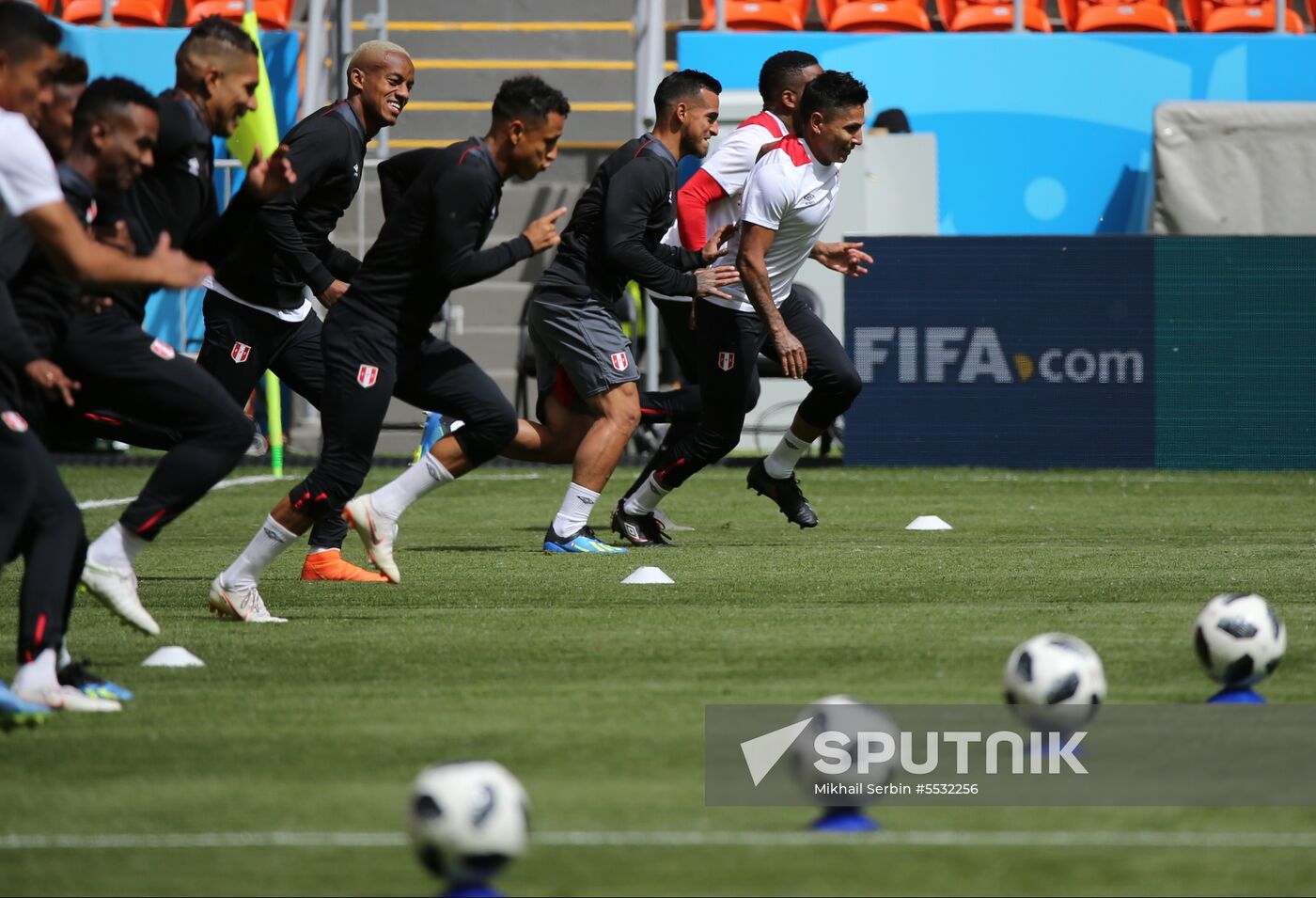 Russia World Cup Peru Training