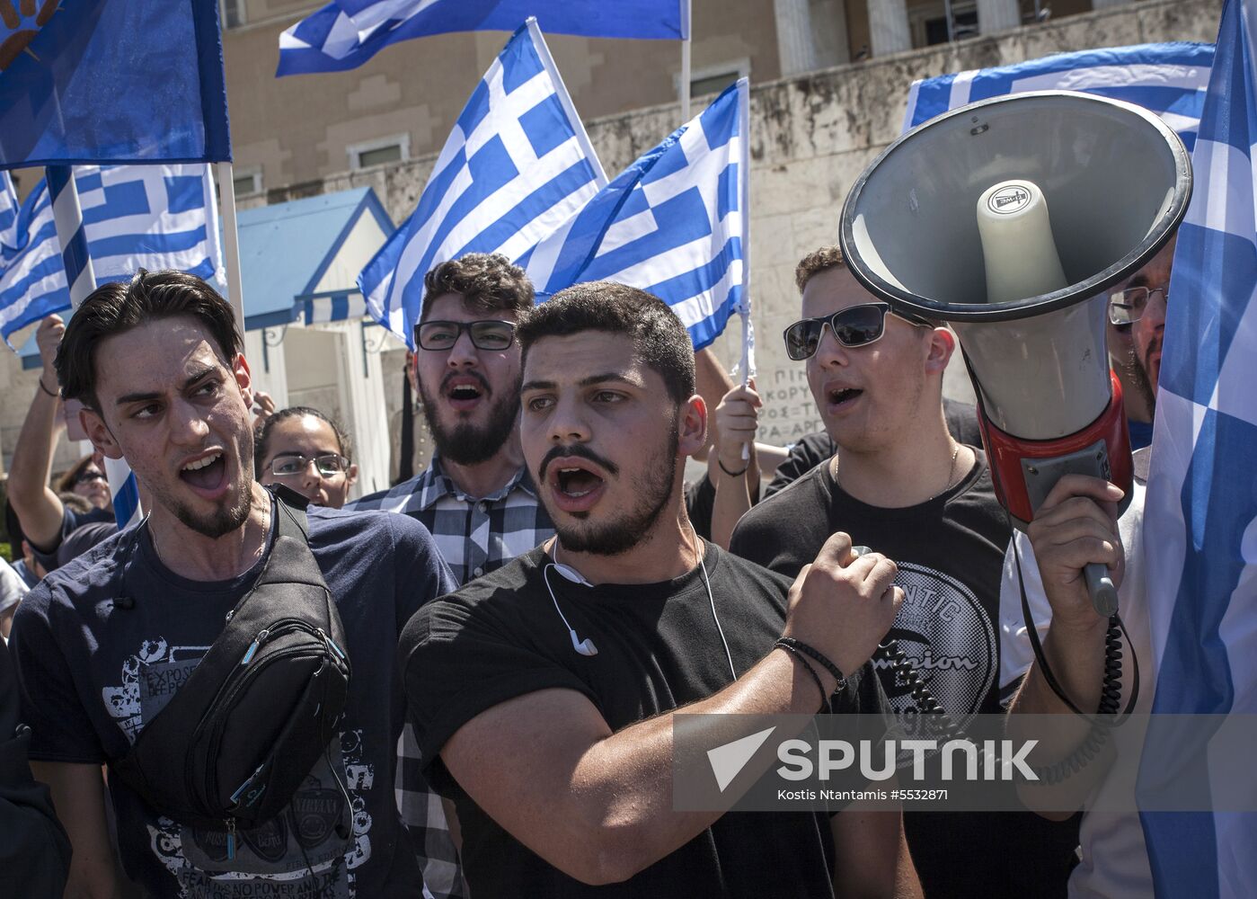 Protest against renaming Republic of Macedonia in Athens