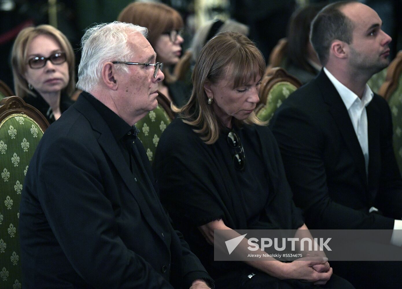 Memorial service for film director Stanislav Govorukhin