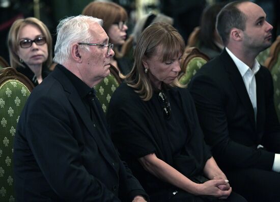 Memorial service for film director Stanislav Govorukhin