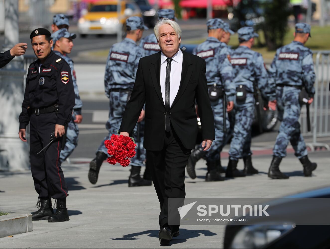 Memorial service for film director Stanislav Govorukhin