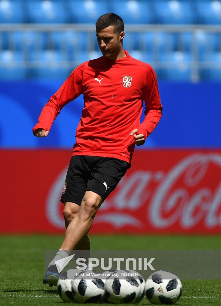 Russia World Cup Serbia Training