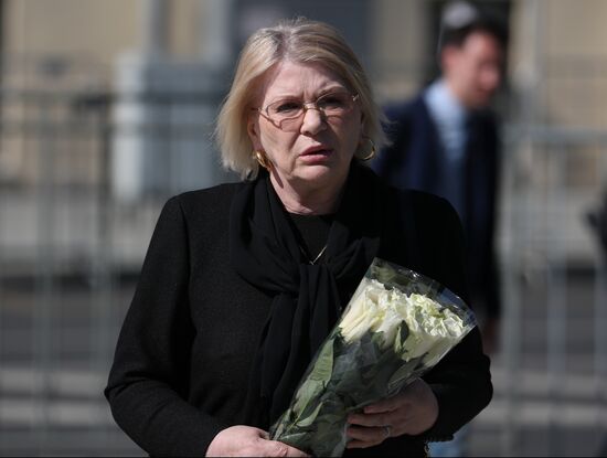 Memorial service for film director Stanislav Govorukhin