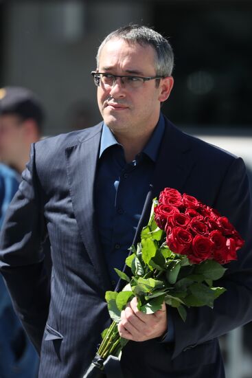 Memorial service for film director Stanislav Govorukhin