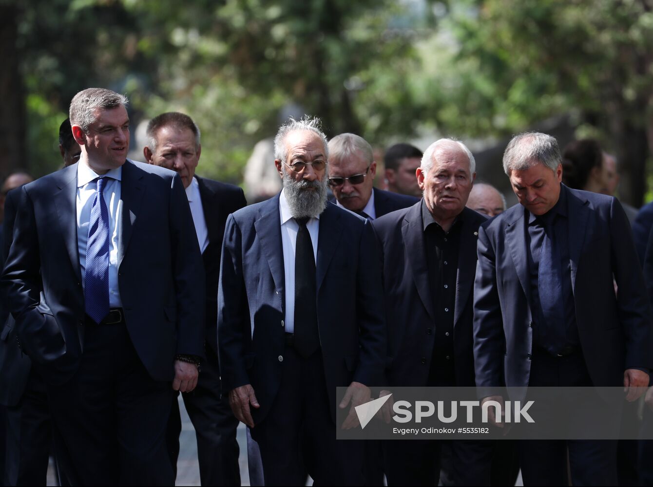 Memorial service for film director Stanislav Govorukhin