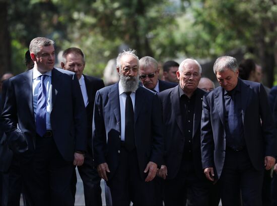 Memorial service for film director Stanislav Govorukhin