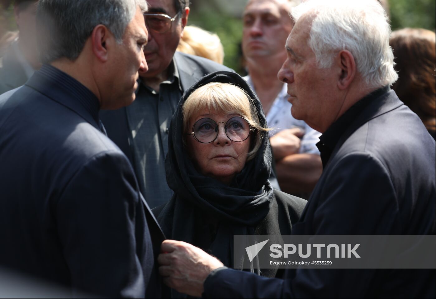 Memorial service for film director Stanislav Govorukhin