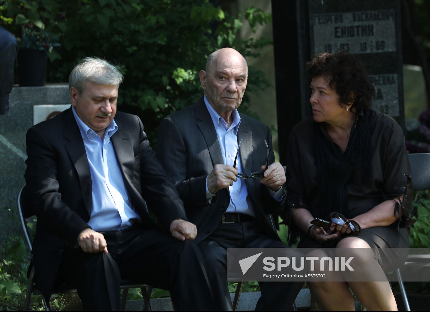 Memorial service for film director Stanislav Govorukhin