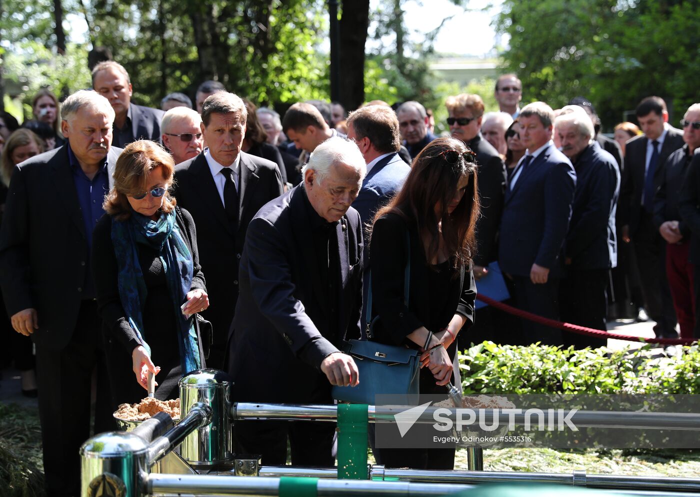 Memorial service for film director Stanislav Govorukhin