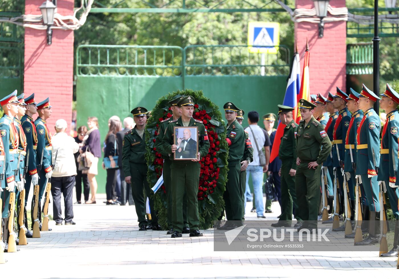 Memorial service for film director Stanislav Govorukhin