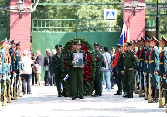 Memorial service for film director Stanislav Govorukhin