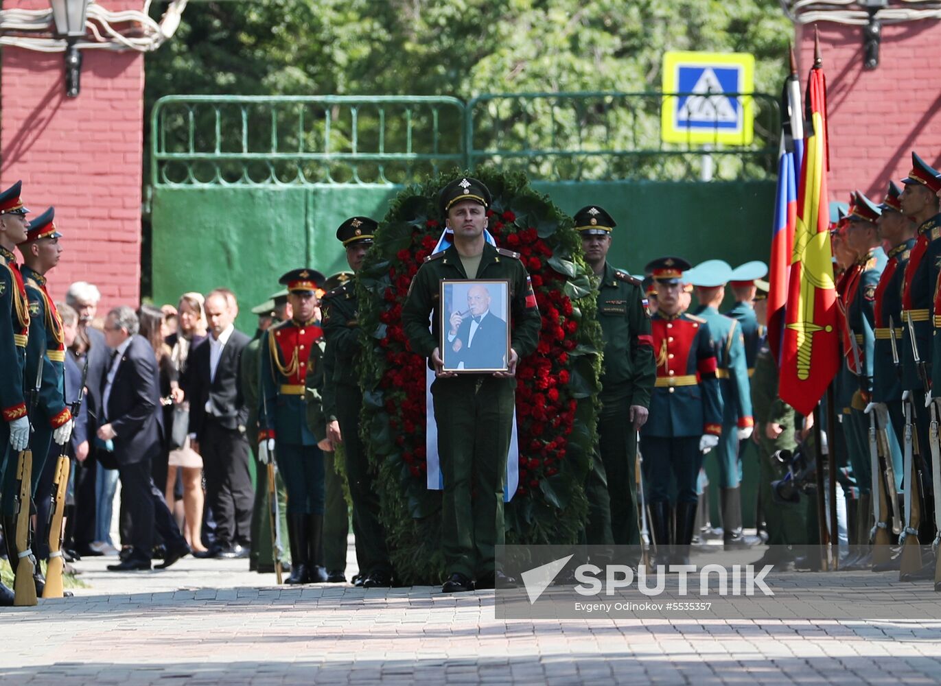 Memorial service for film director Stanislav Govorukhin