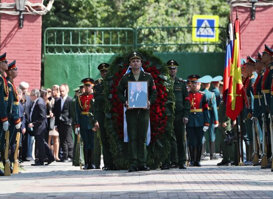 Memorial service for film director Stanislav Govorukhin