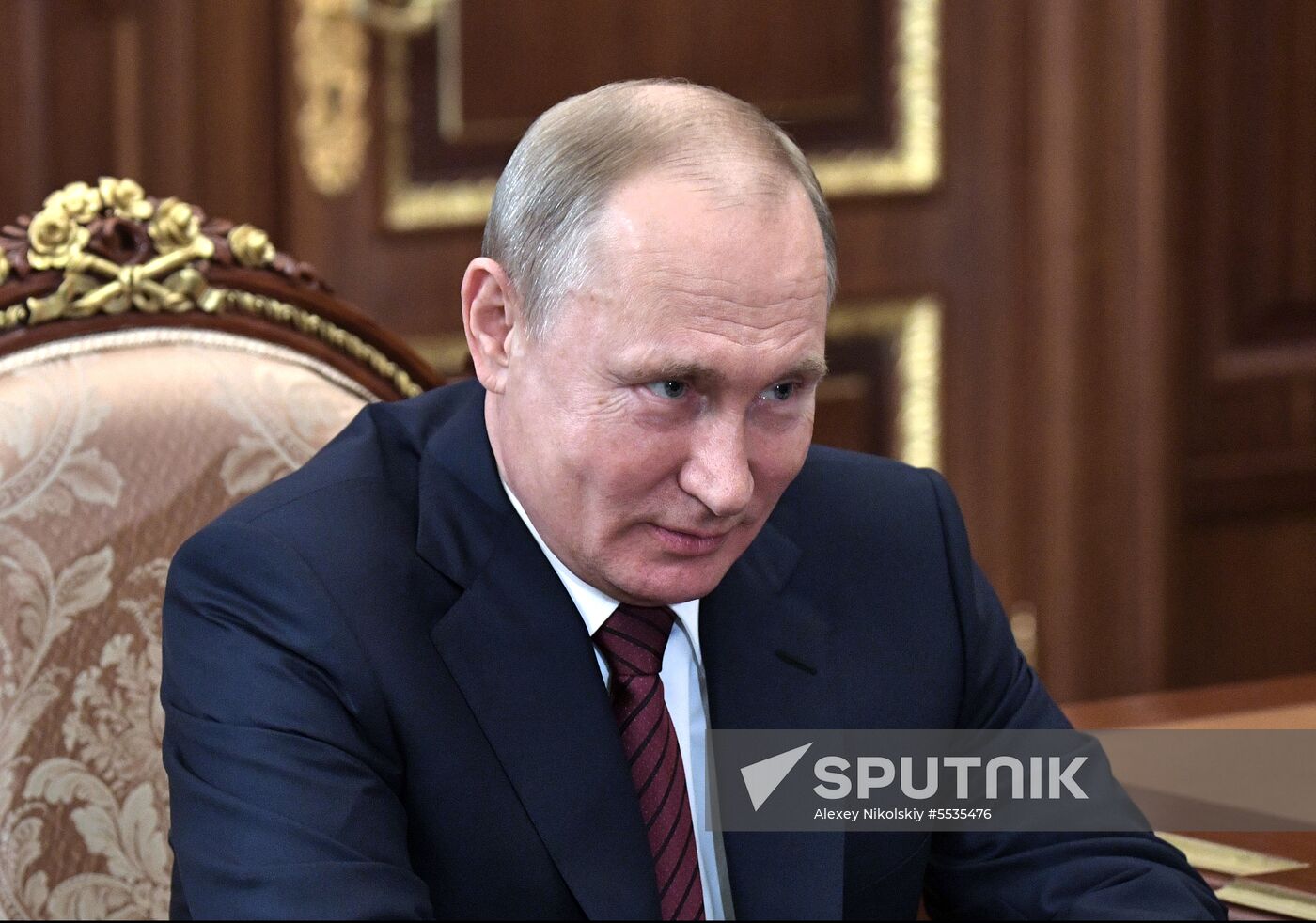 President Vladimir Putin meets with pilot and cosmonaut Valentina Tereshkova