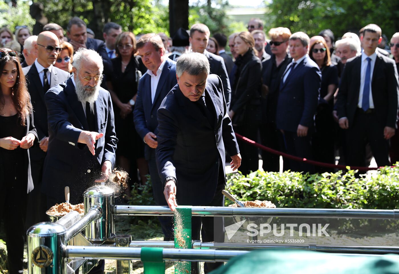 Memorial service for film director Stanislav Govorukhin