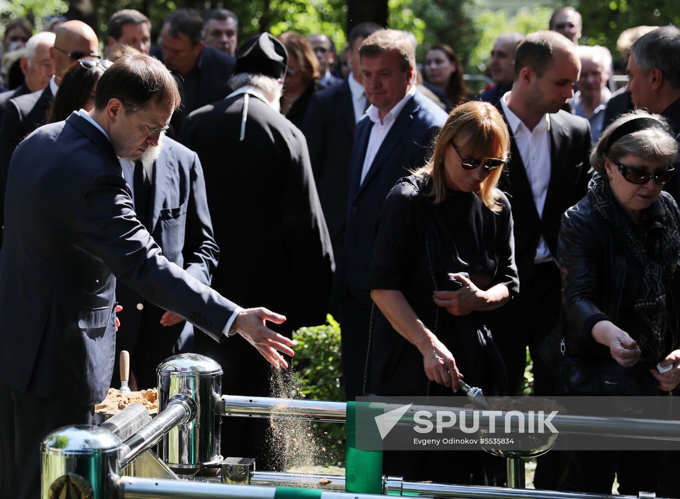 Memorial service for film director Stanislav Govorukhin