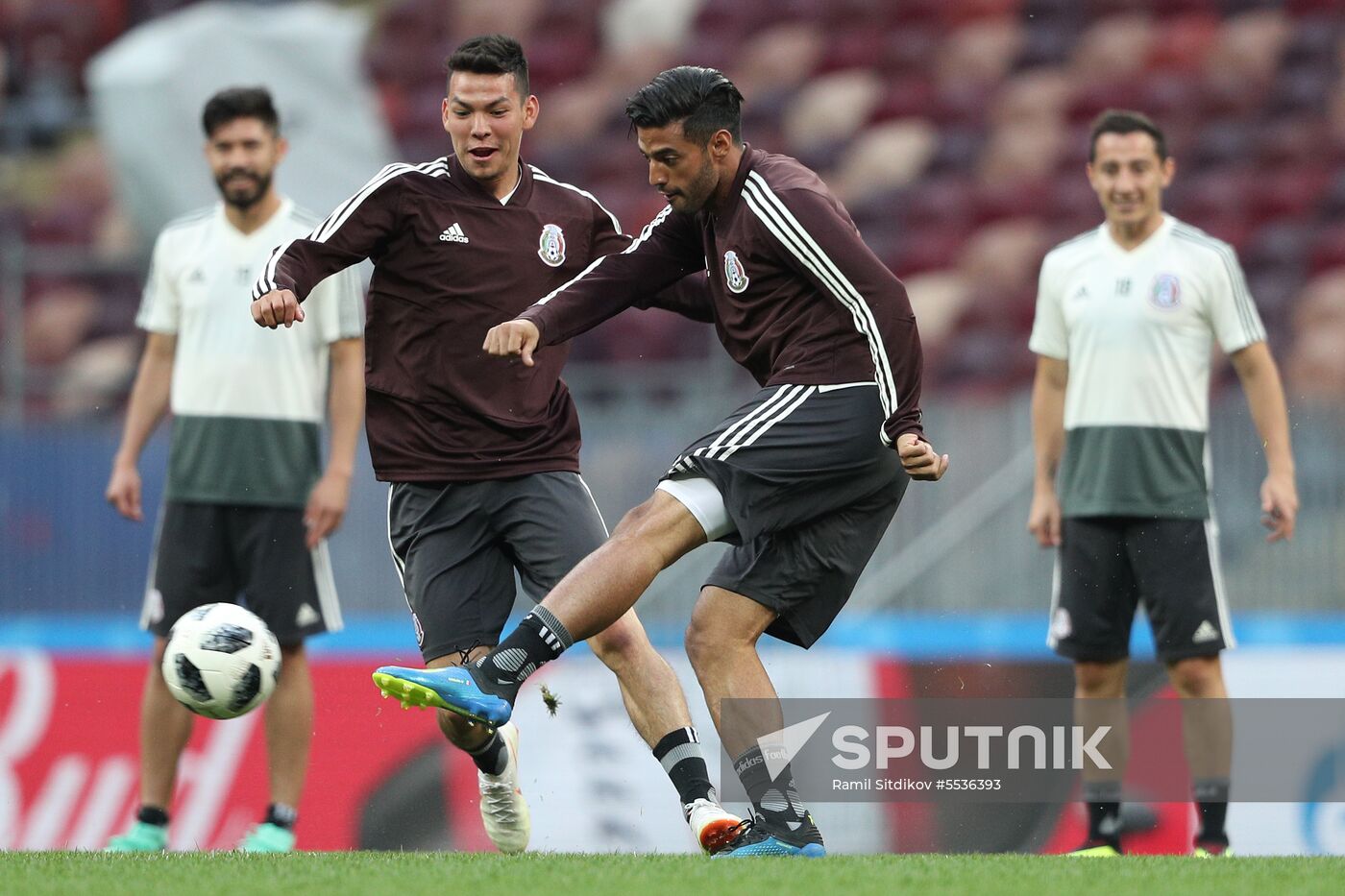Russia World Cup Mexico Training