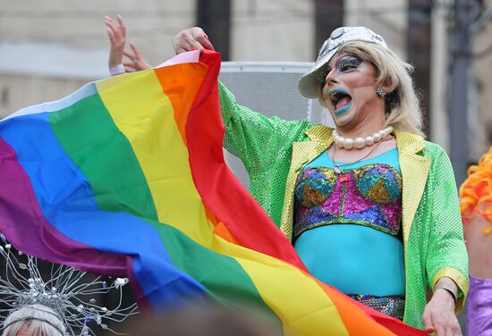 LGBT parade in Kiev