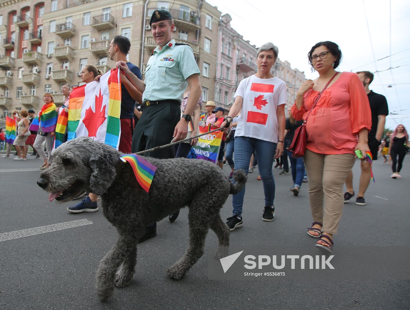 LGBT parade in Kiev