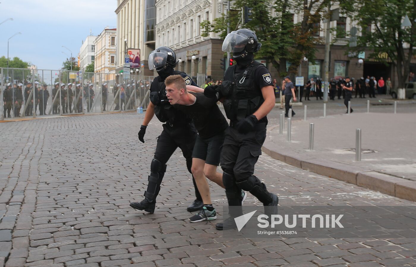 LGBT parade in Kiev