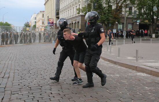 LGBT parade in Kiev