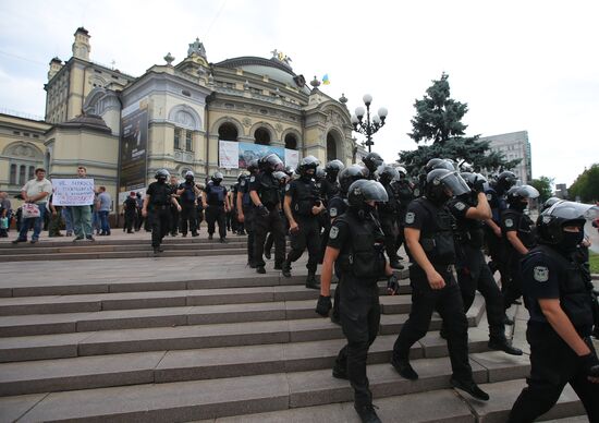 LGBT parade in Kiev