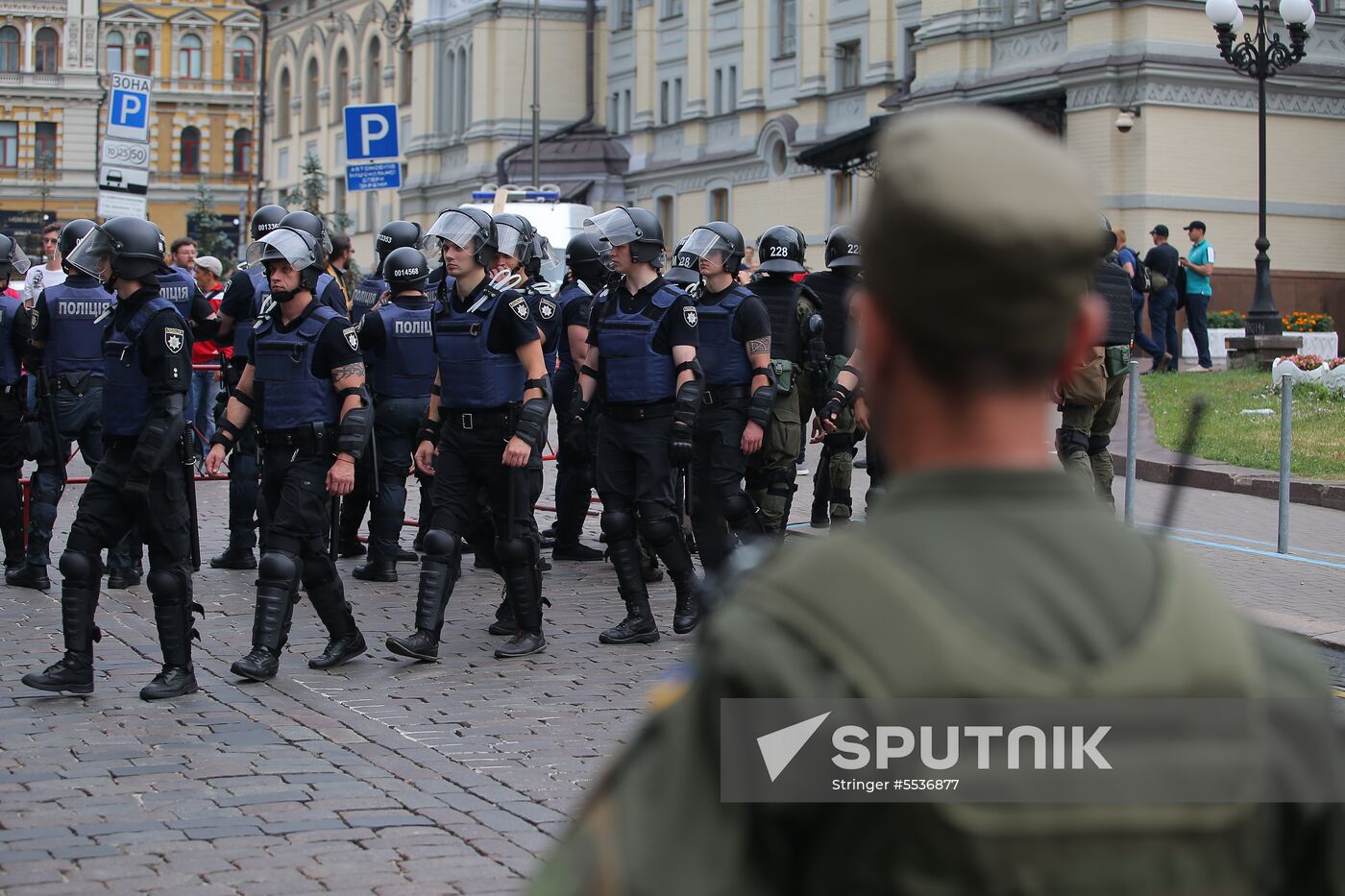 LGBT parade in Kiev