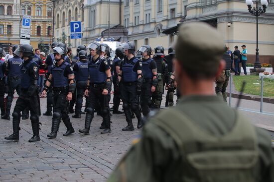 LGBT parade in Kiev