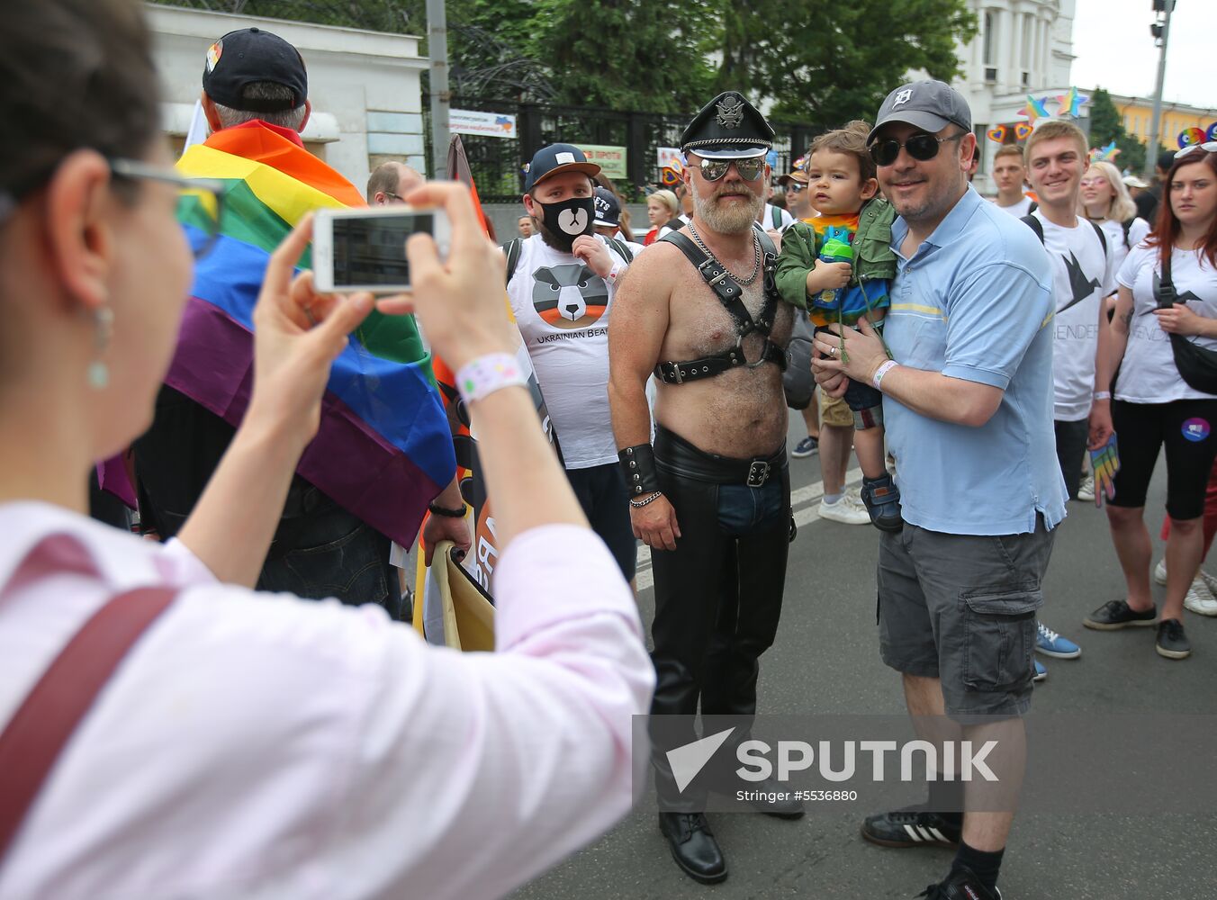 LGBT parade in Kiev
