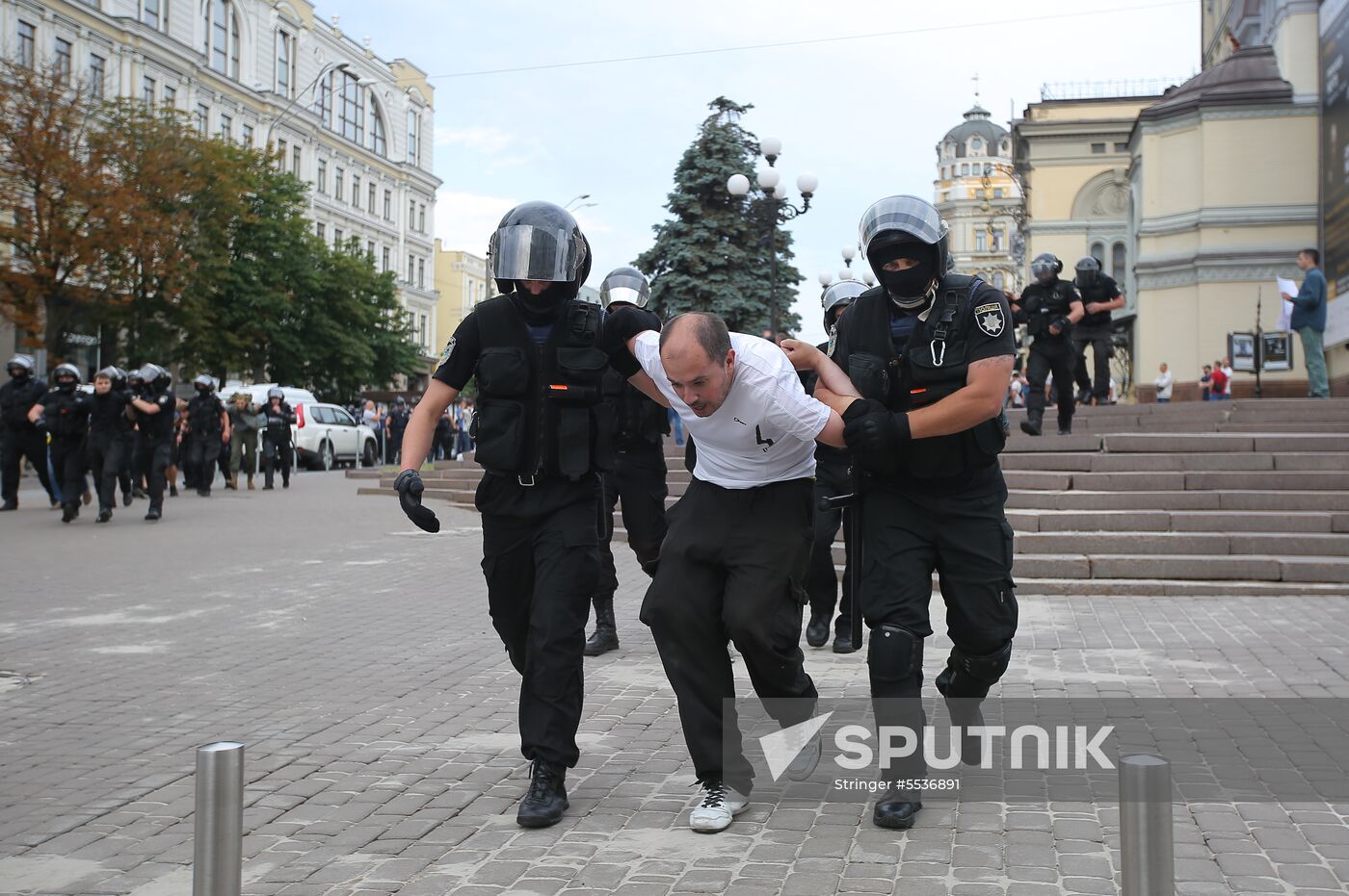 LGBT parade in Kiev