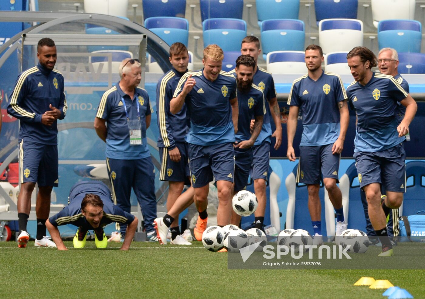 Russia World Cup Sweden Training 