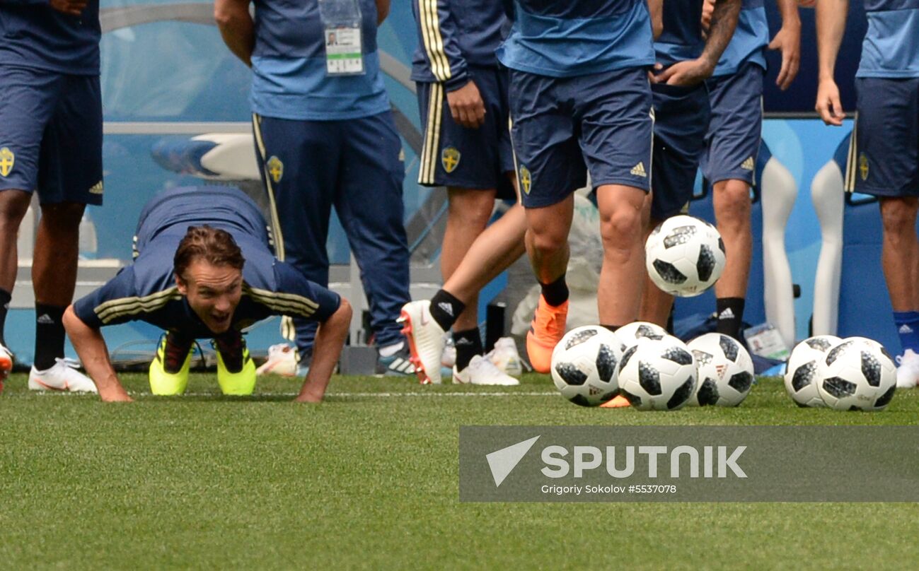 Russia World Cup Sweden Training 