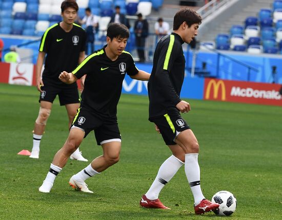 Russia World Cup South Korea Training 